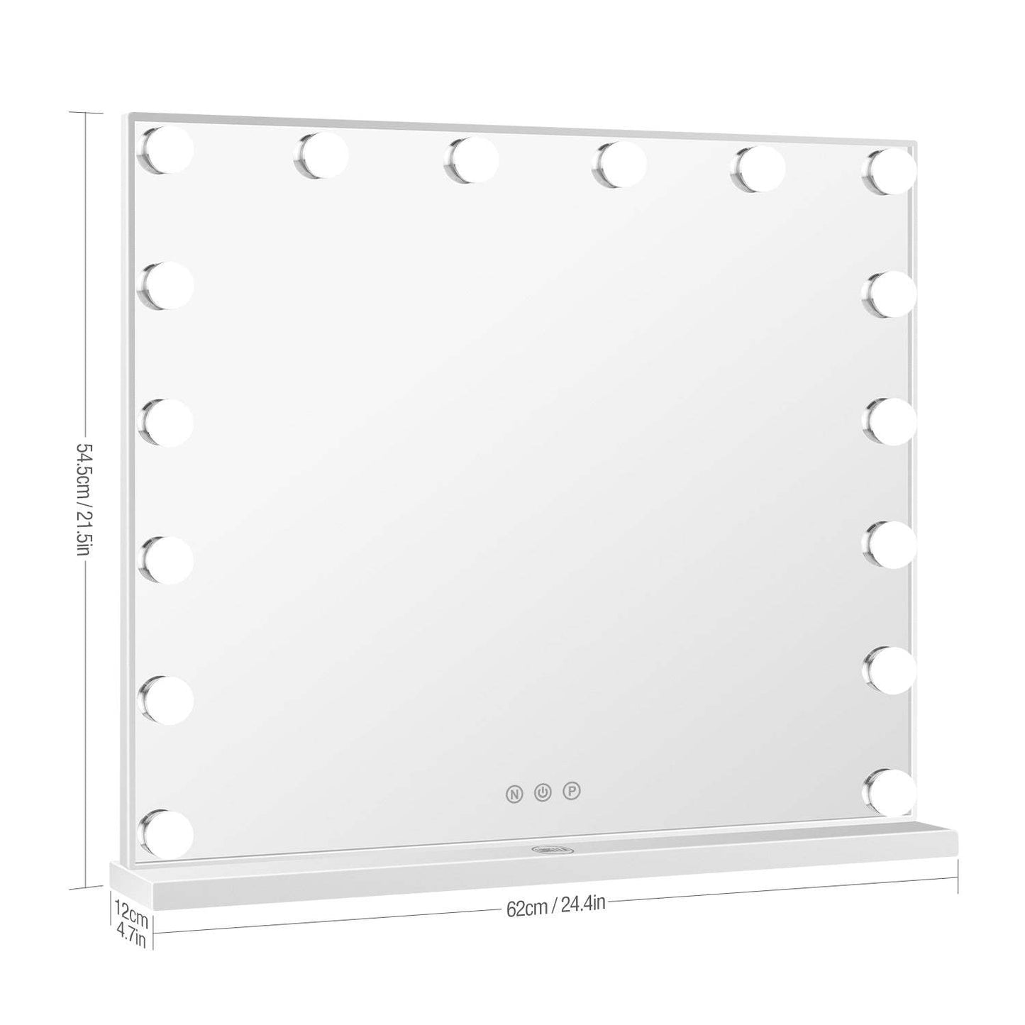 16 Bulb Vanity Mirror - Avalanche