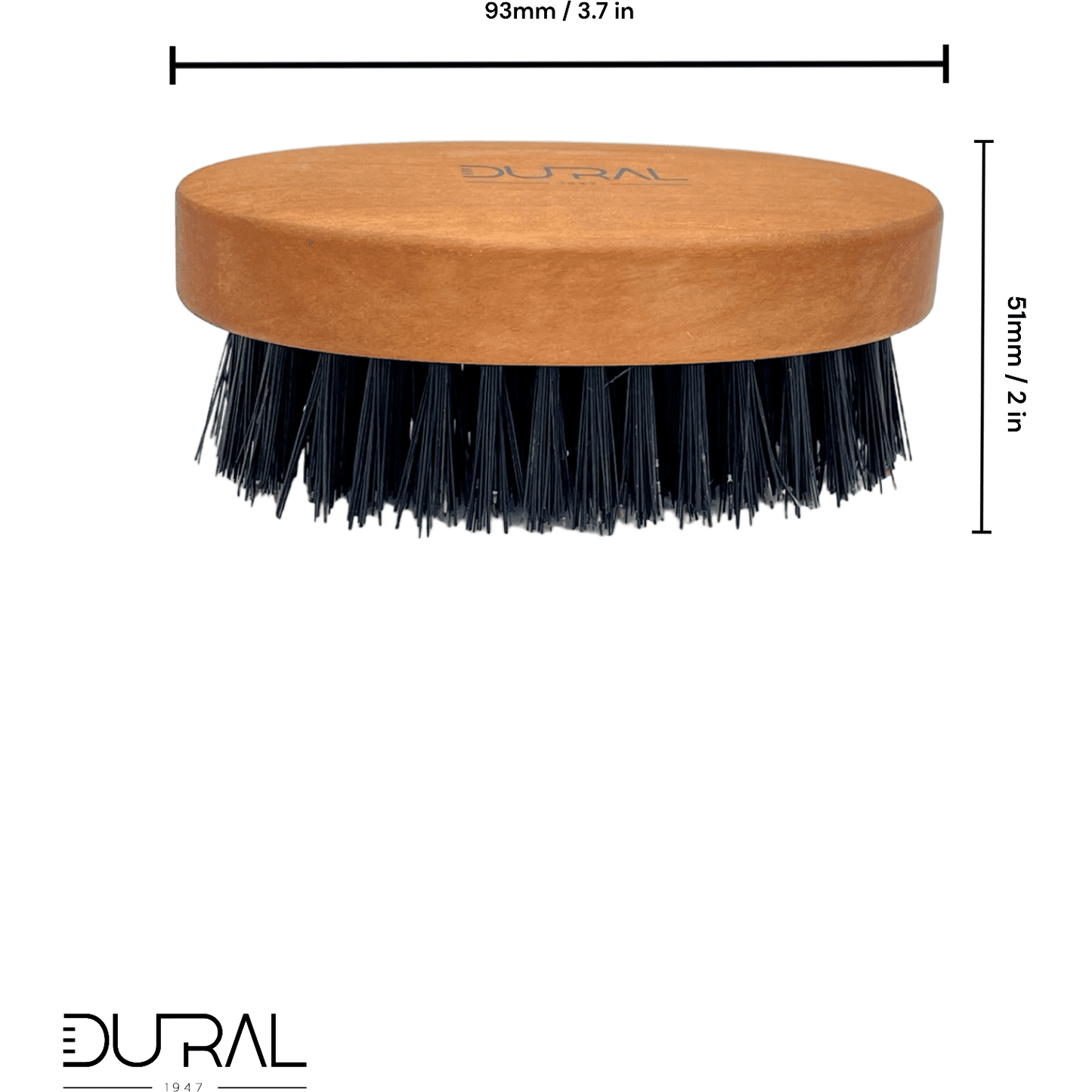 Dural Pear wood beard brush with wild boar bristles