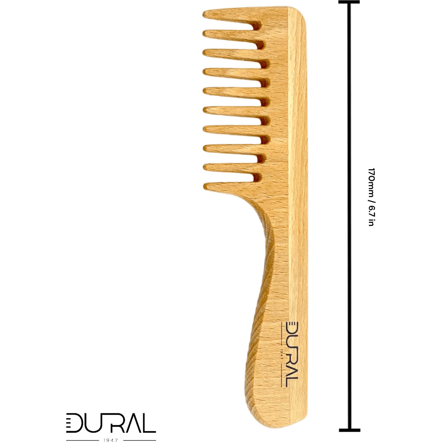 Dural Beech wood grip comb