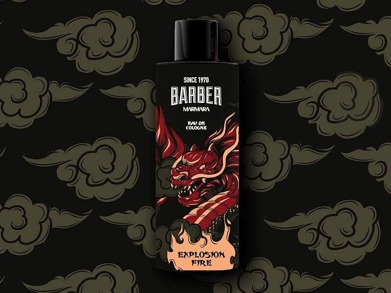 Marmara Barber Cologne 500ml / 16.9 oz Explosive Fire BC-500-DRG