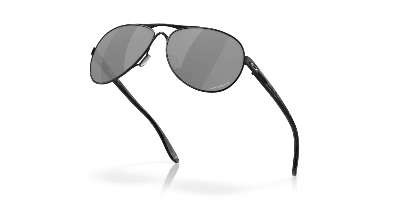 Oakley Feedback OO4079-27 - Polished Black-Prizm Daily Polarized by Oakley for Women - 59-13-135 mm Sunglasses