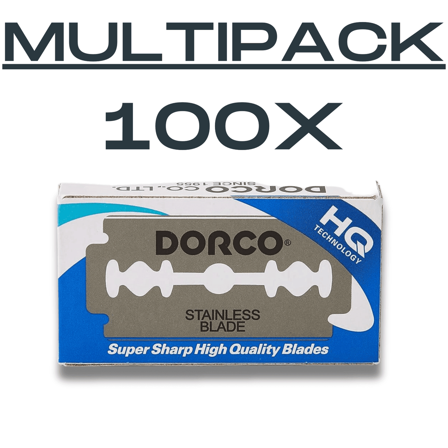 Dorco ST300 Double Edge Razor Blade 100ct Blue - BarberSets