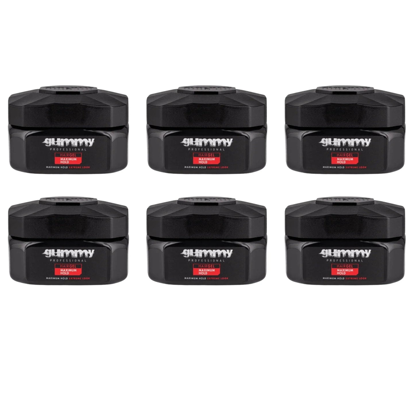 Gummy Hair Gel 222ml / 7.5 oz Maximum Hold Multipack