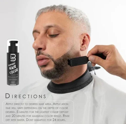 L3VEL3 Hair Color - Black Dye 125ml / 4.2 oz for Hair & Beard