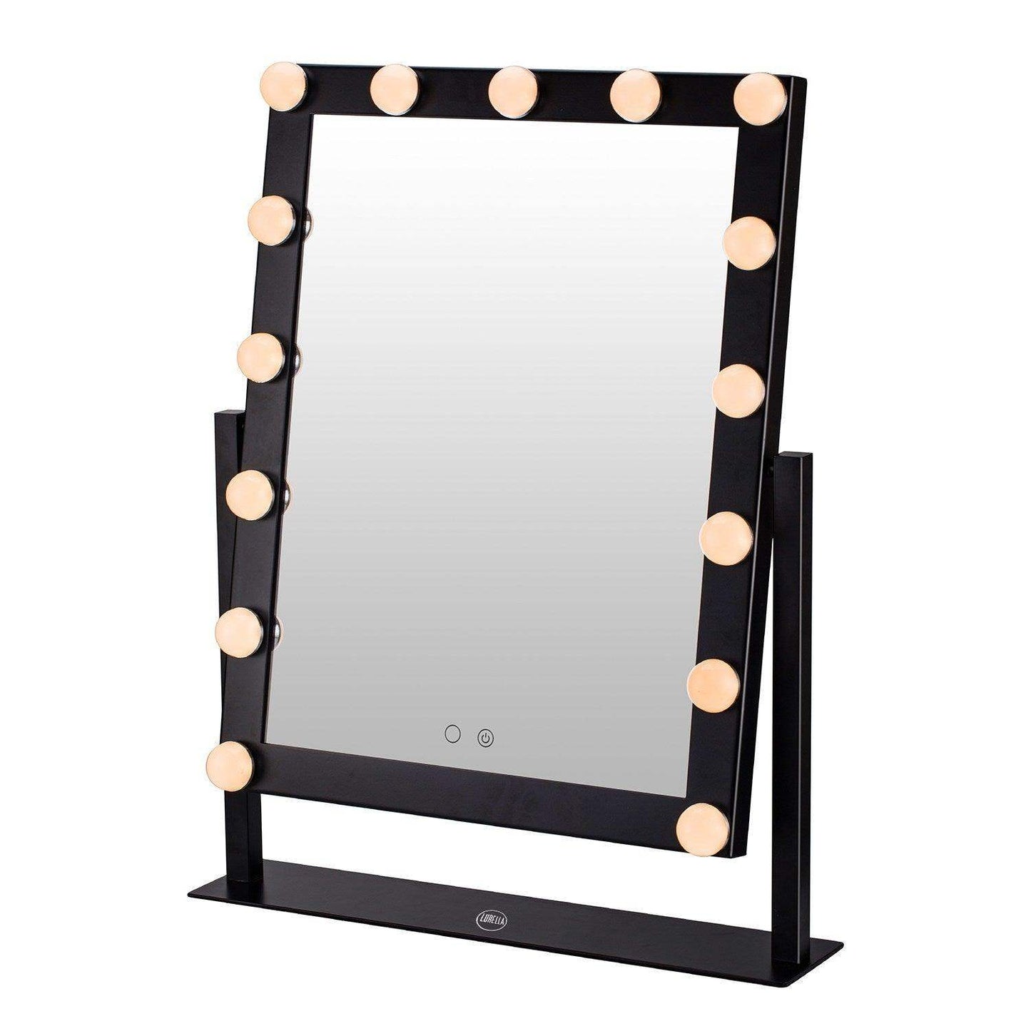 15 Bulb Vanity Mirror - Black - BarberSets