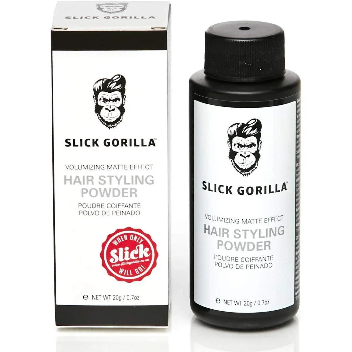 Slick Gorilla Hair Styling Powder 20g / 0.7 oz - Multipack