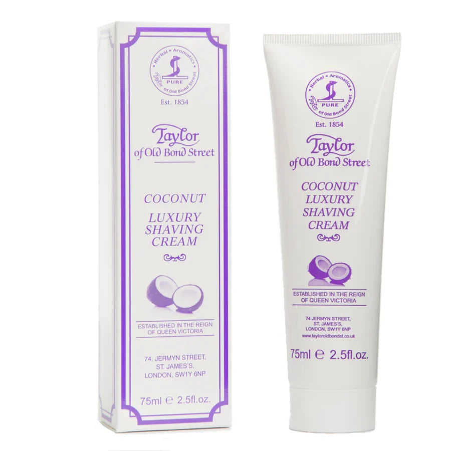 Taylor of Old Bond Street Coconut Shaving Cream Tube 2.5 oz
