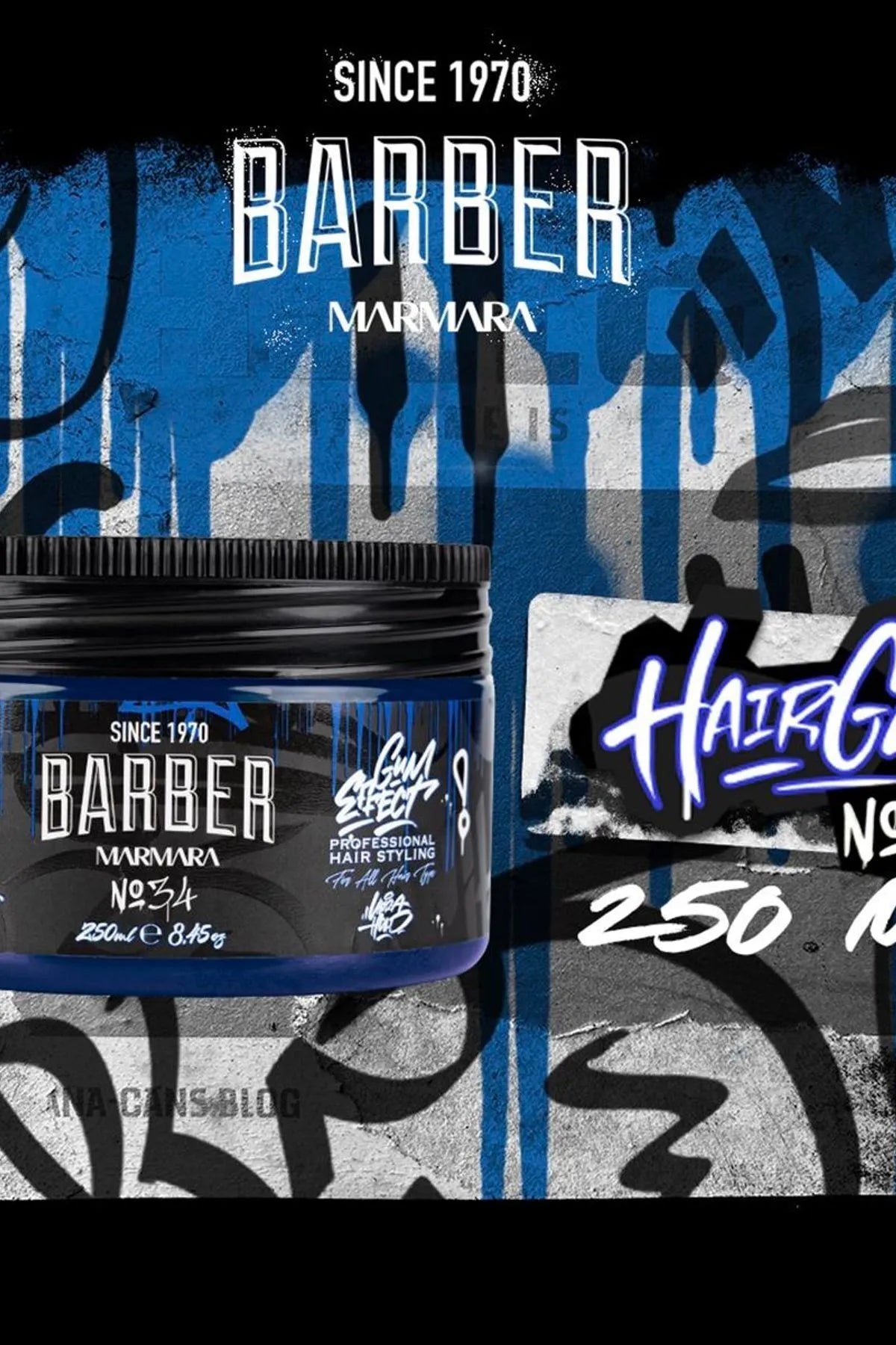 Marmara Barber Hair Gel No.34 - 8.45 oz