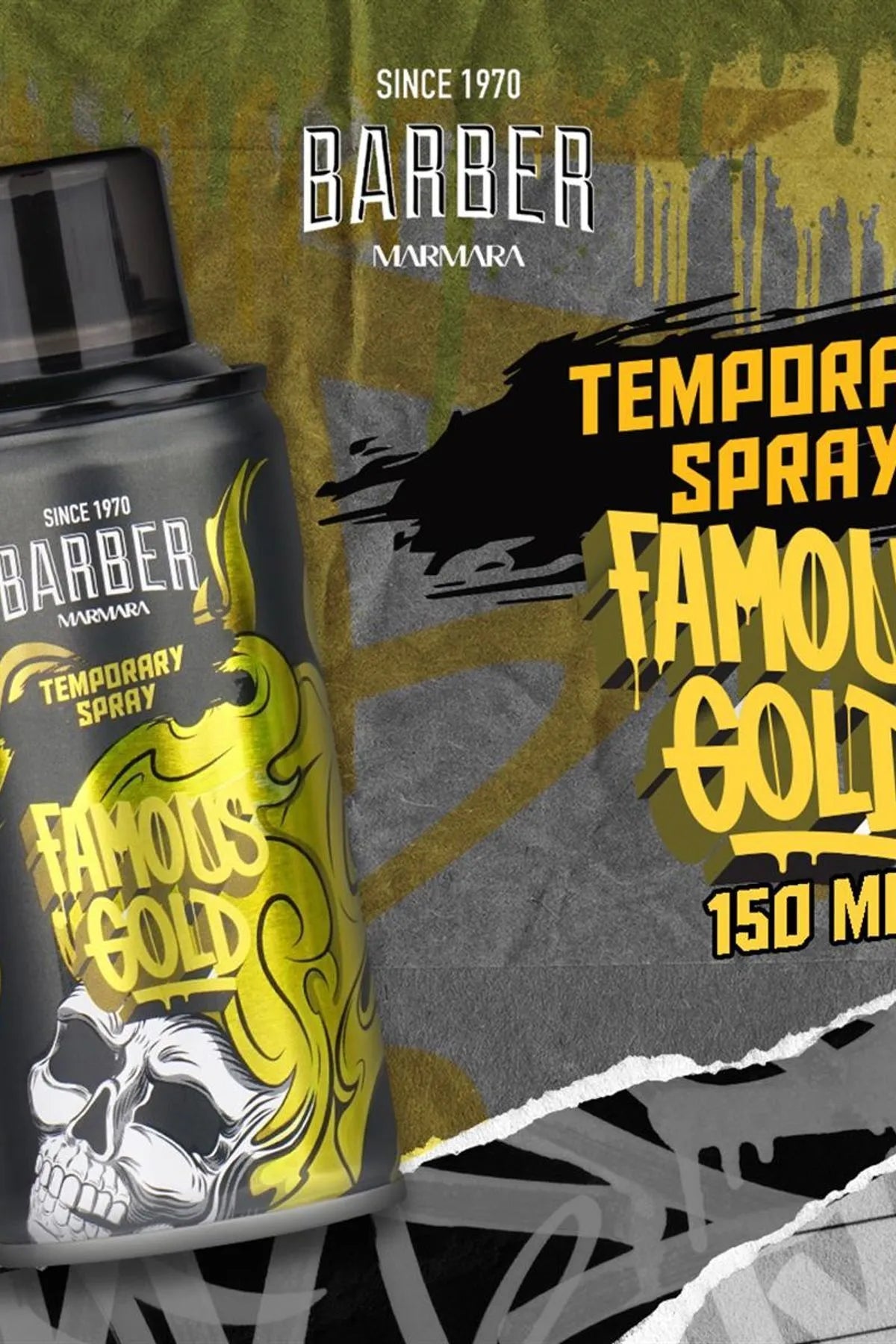 Marmara Barber Hair Color Spray - Famous Gold 5.07 oz