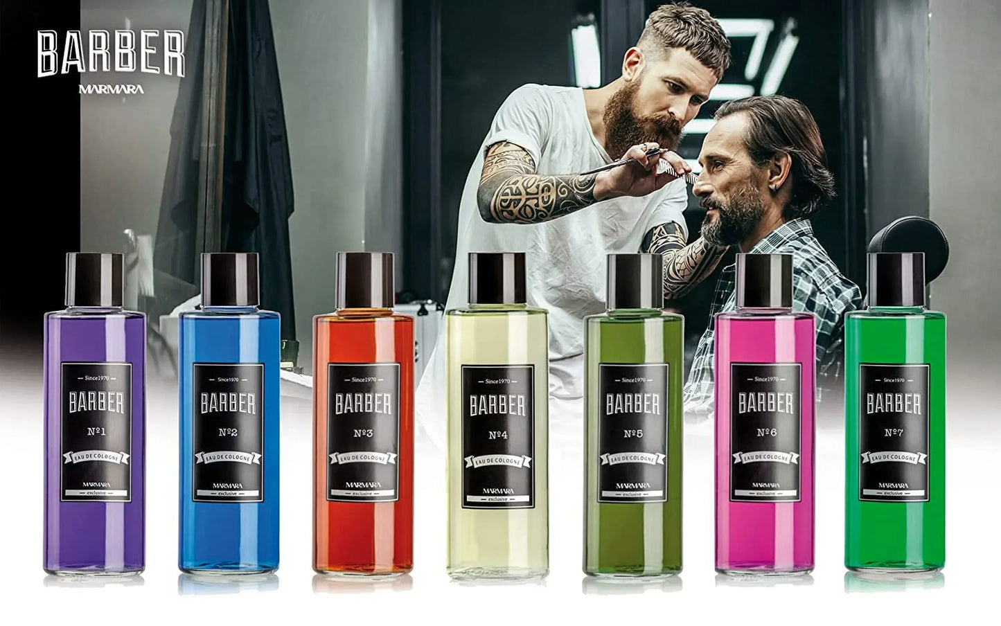 Marmara Barber Aftershave Cologne No.3 500ml / 16.9 oz - Multipack