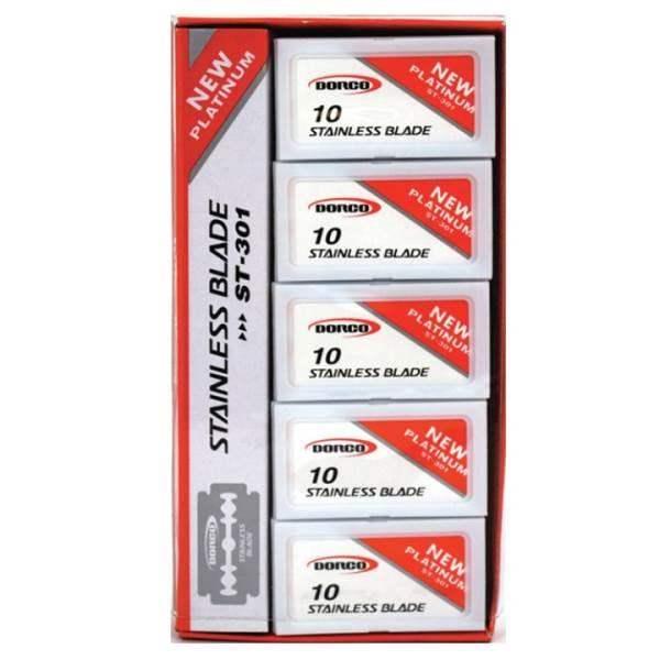 Dorco Double Edge Razor Blade 100ct Red - BarberSets