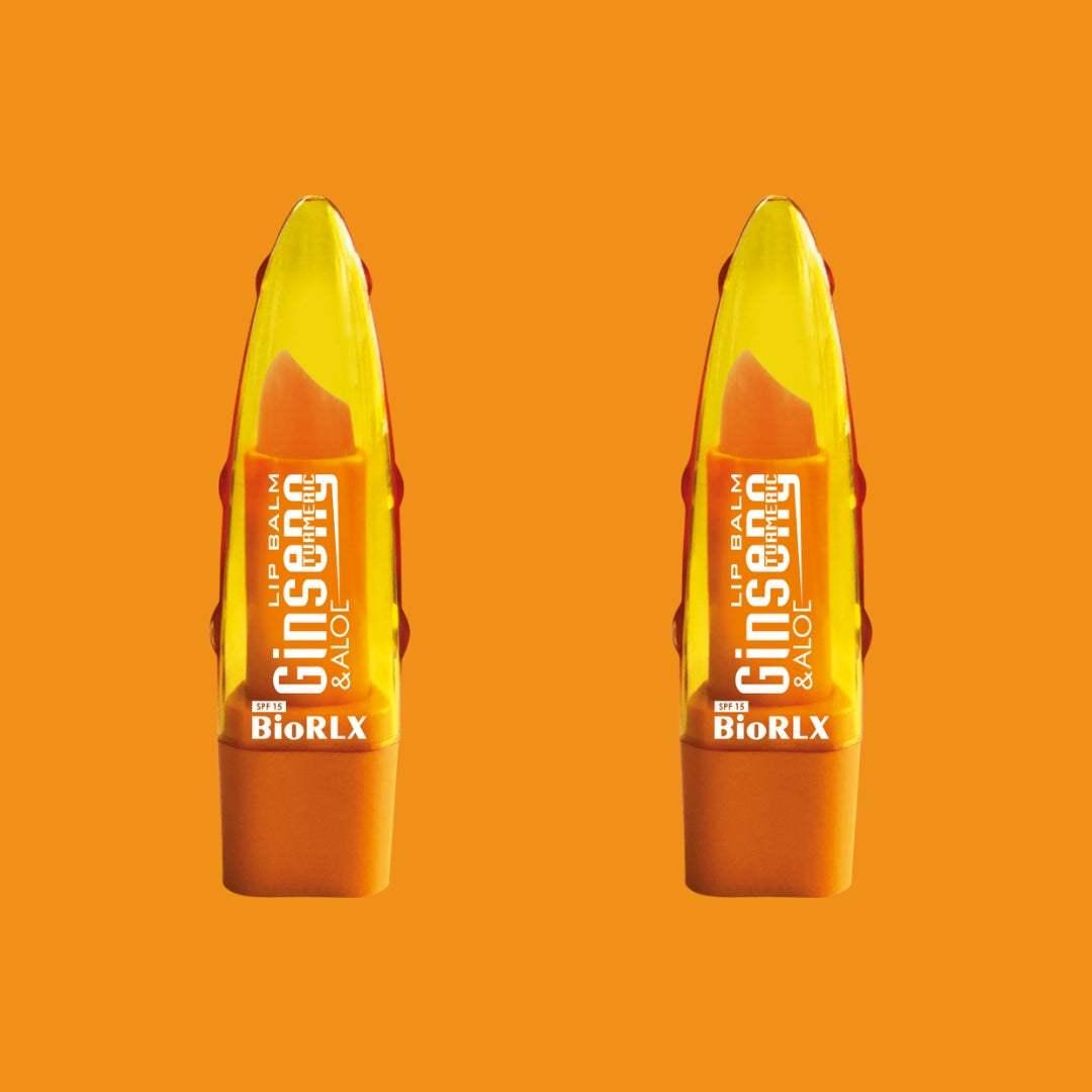 BioRLX Aloe Vera Ginseng Turmeric Paraben Free Lip Balm
