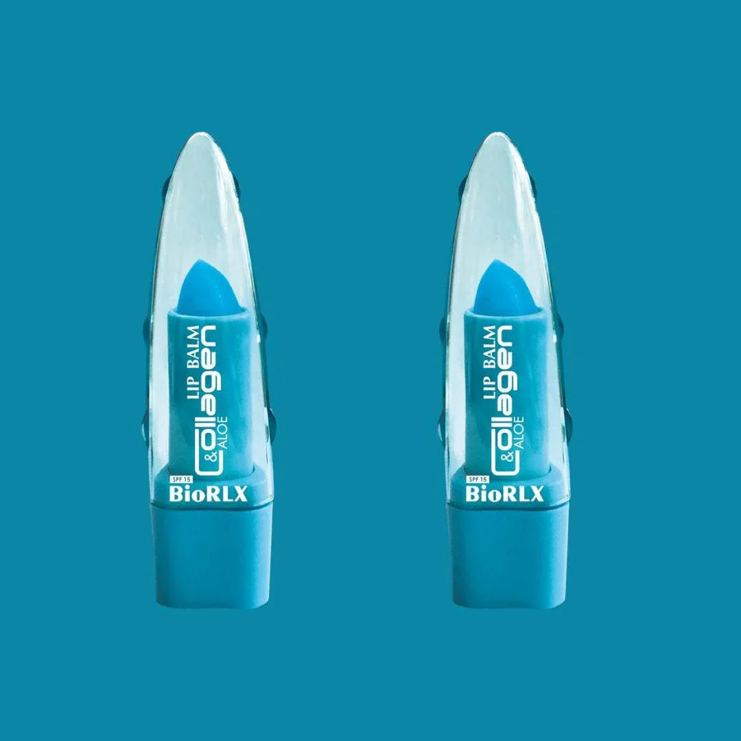 BioRLX Collagen with Aloe Vera Color Free Paraben Free Lip Balm