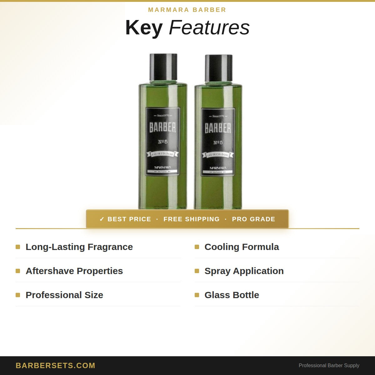 MARMARA BARBER BARBER COLOGNE 50 ML NO.5 SPRAY