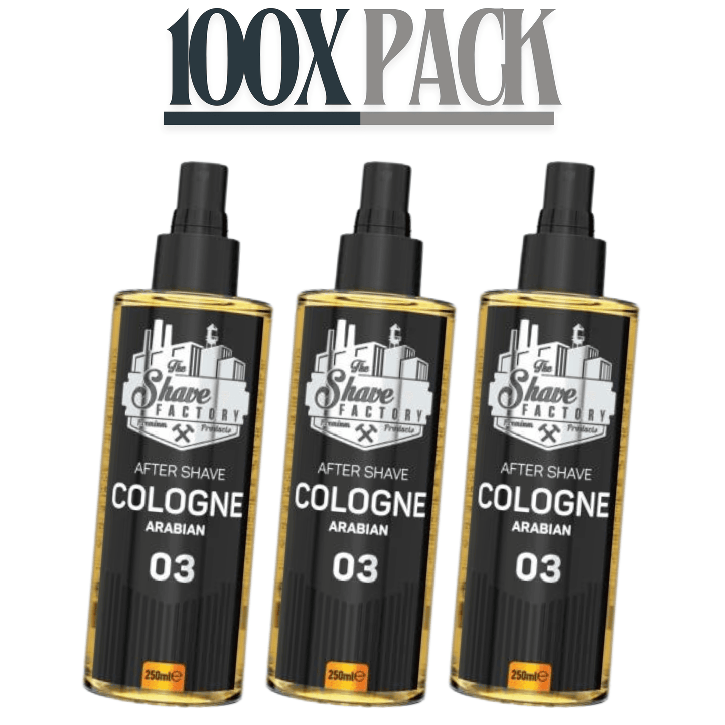 The Shave Factory After Shave Cologne 03 Arabian 8.45 oz Multipack