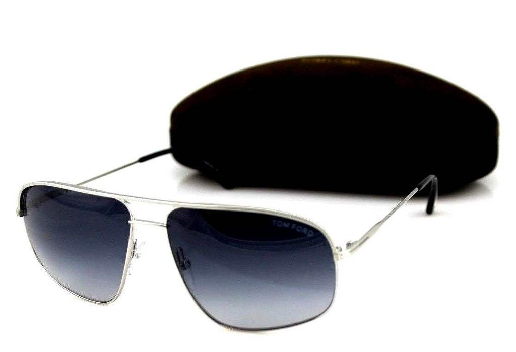 Tom Ford TF467 17W Justing - Silver-Blue Gradient by Tom Ford for Men - 60-14-140 mm Sunglasses