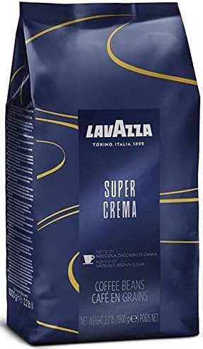 Super Crema Roast Whole Bean Coffee by Lavazza for Unisex - 35.2 oz Coffee