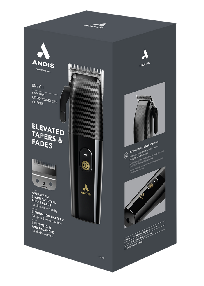 Andis Envy II Clipper - Black