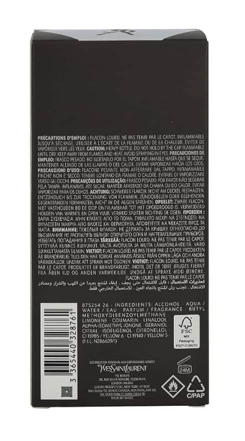 LHomme by Yves Saint Laurent for Men - 6.7 oz EDT Spray