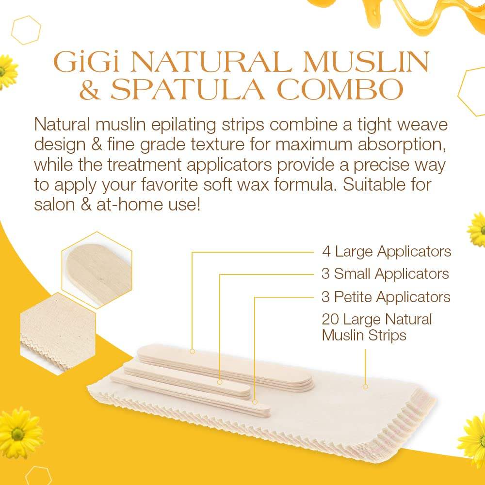 Gigi Natural Muslin & Spatula Combo (0.4lb)