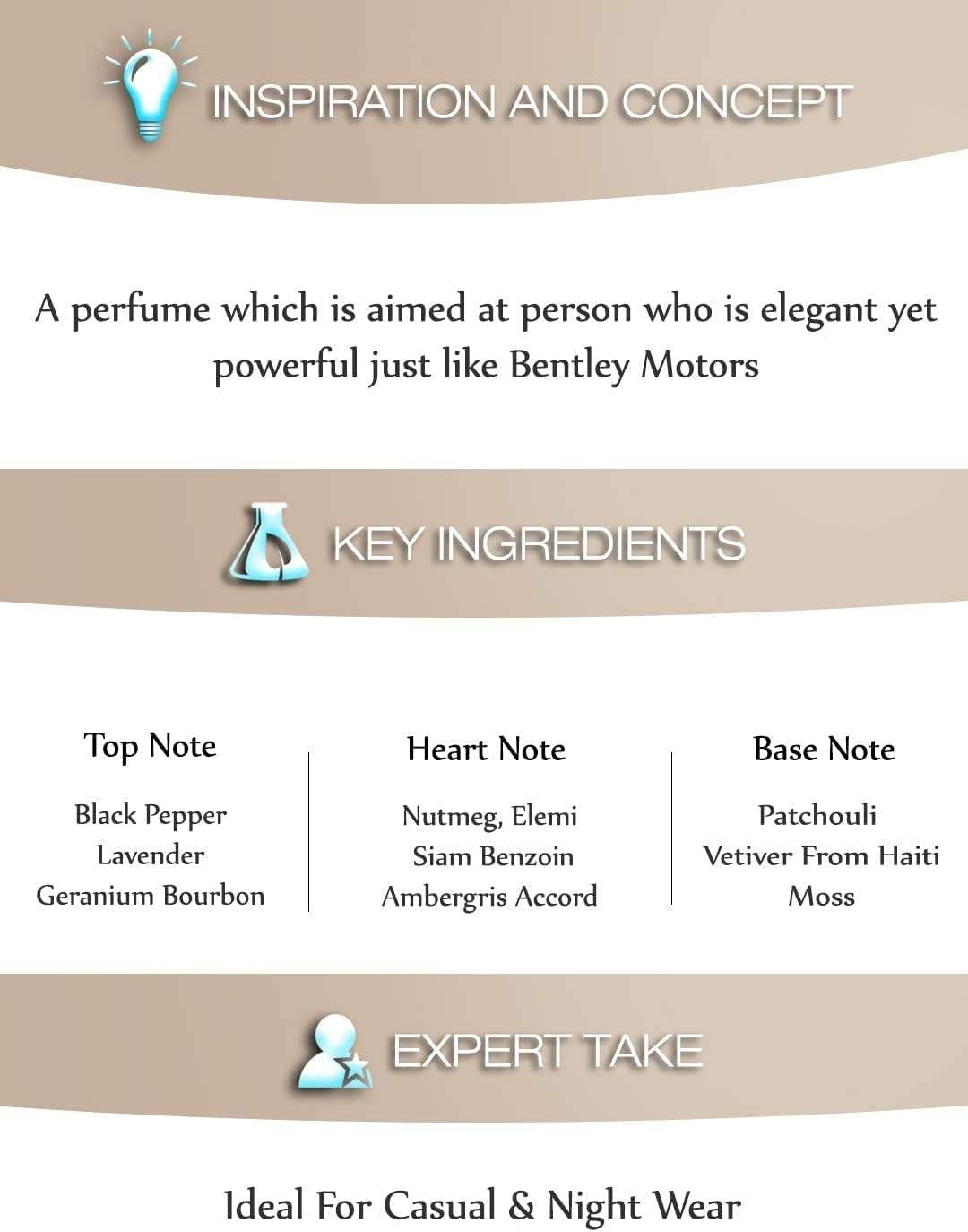 Bentley Infinite Intense by Bentley for Men - 3.4 oz EDP Spray