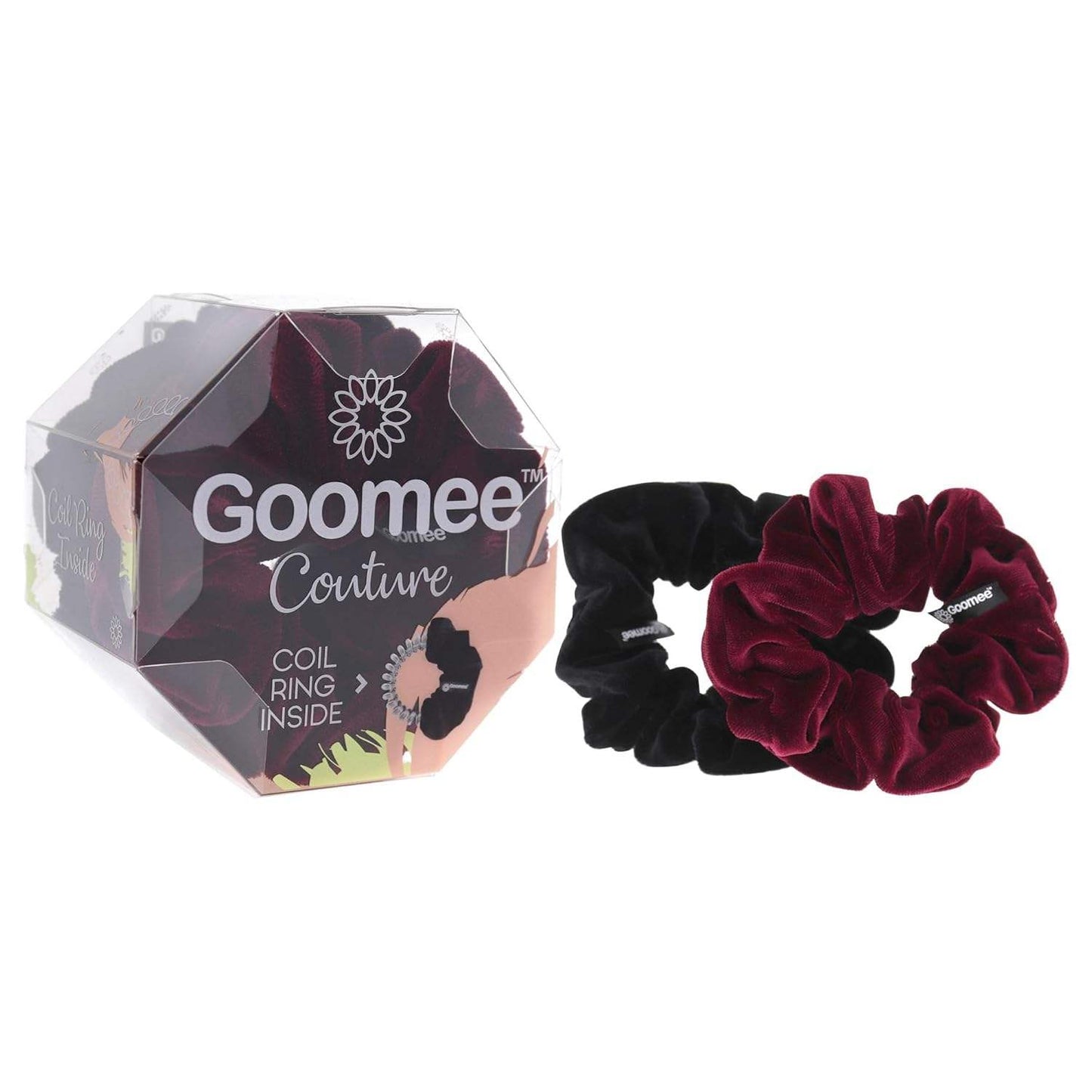 Couture Hair Tie Set - Life Of Luxury by Goomee for Women - 2 Pc Hair Tie