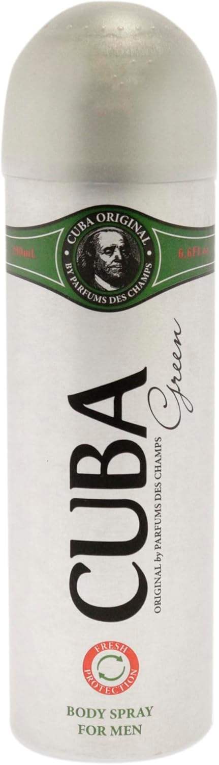 Cuba Green by Cuba for Men - 6.6 oz Body Spray