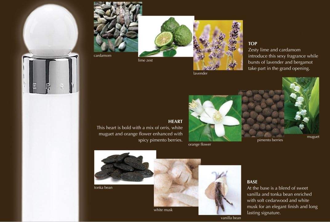 360 White by Perry Ellis for Men - 3.4 oz EDT Spray