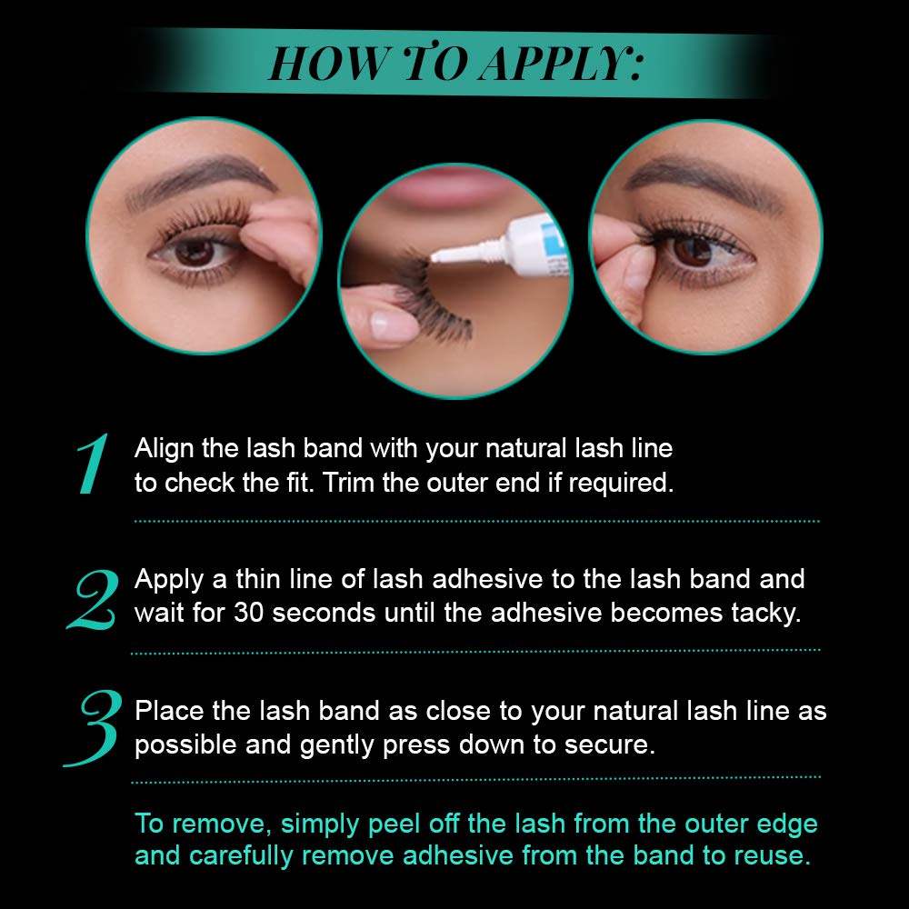 ARDELL False Eyelashes - Invisibands Fairies Black