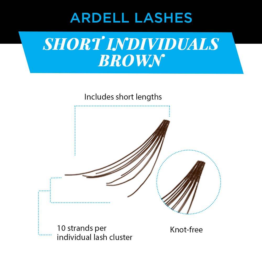 Ardell Individuals Knotfree Short Brown