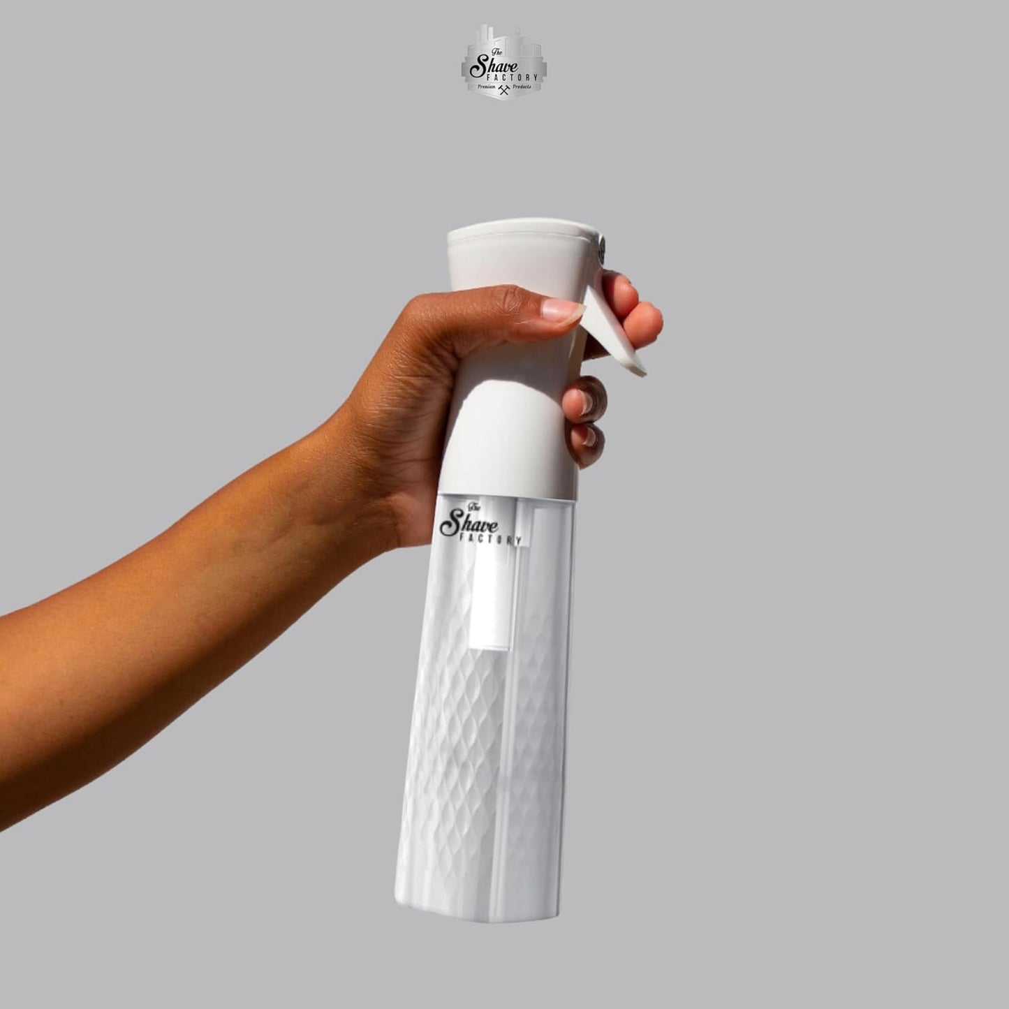 The Shave Factory Spray Bottle Transparent