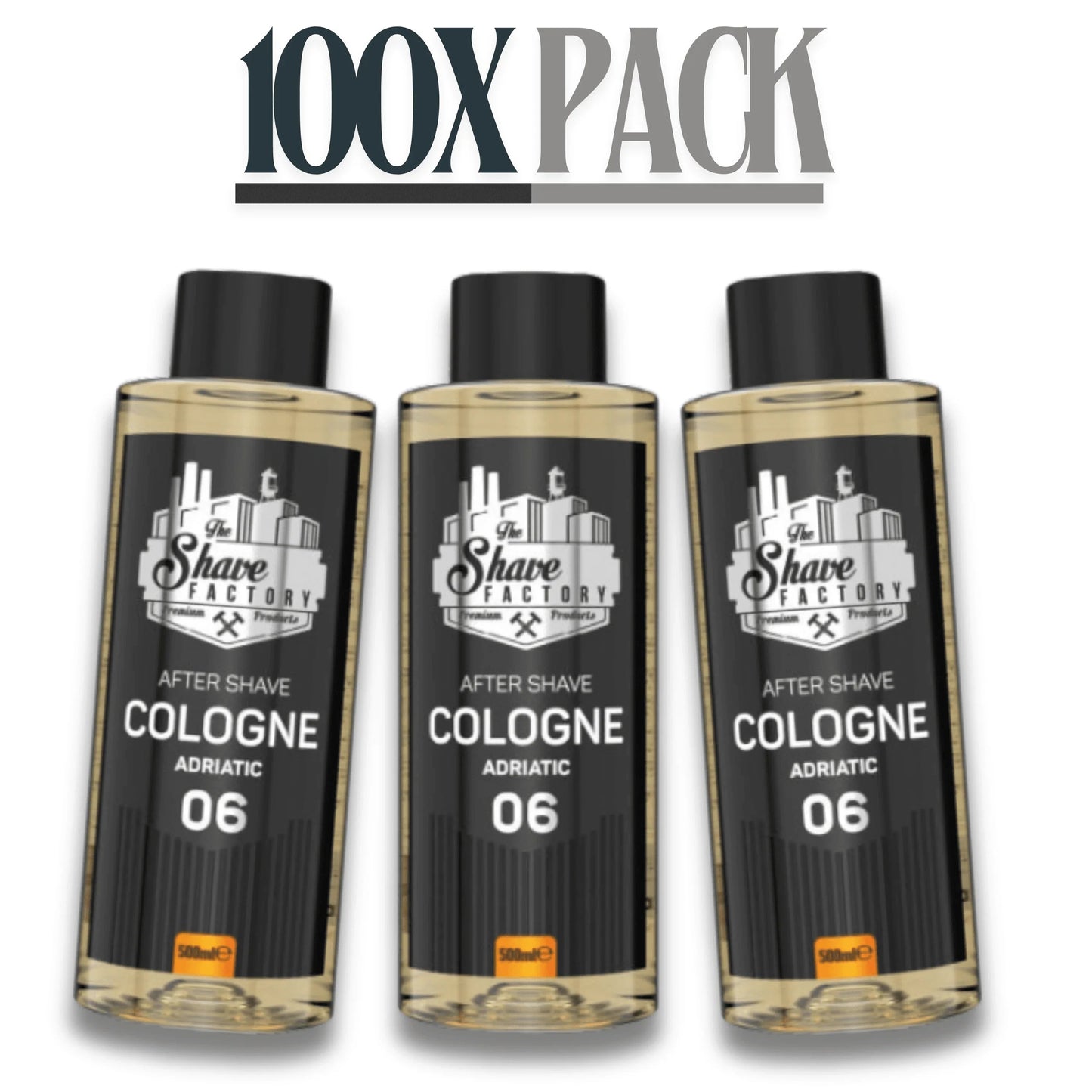 The Shave Factory After Shave Cologne 06 Adriatic 500ml / 16.9 oz Multipack