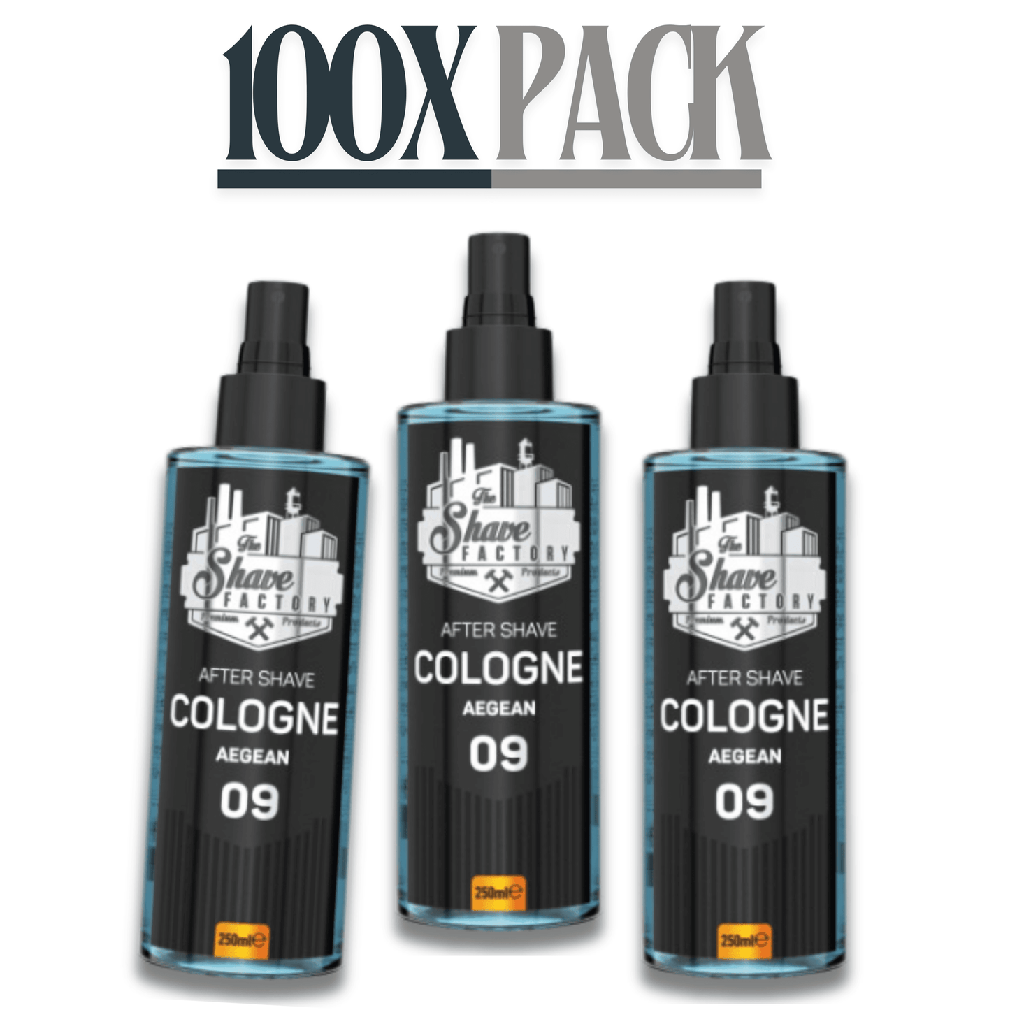 The Shave Factory After Shave Cologne 09 Aegean 8.45 oz - 250 ml Multipack