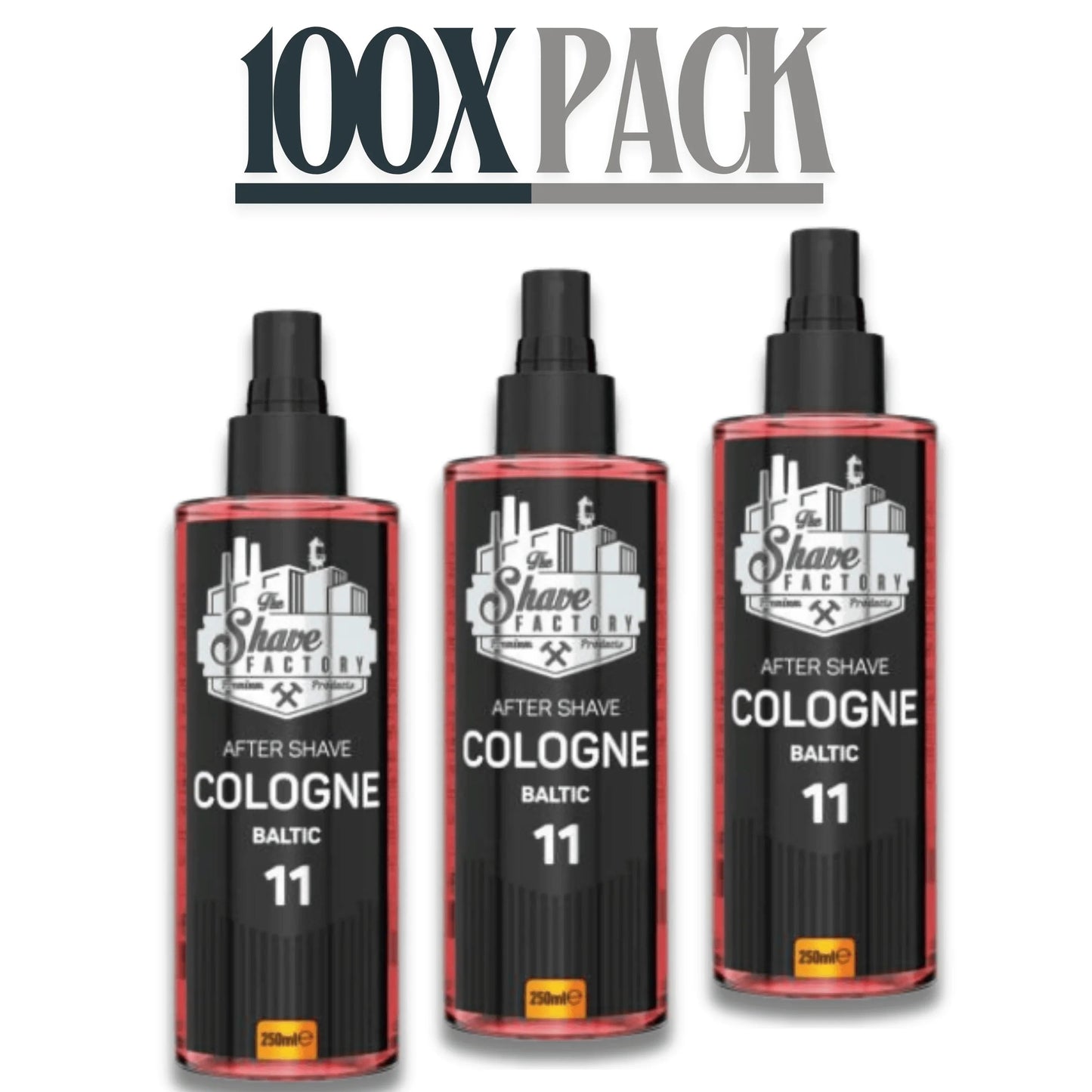 The Shave Factory After Shave Cologne 11 Baltic 250ml / 8.45 oz Multipack