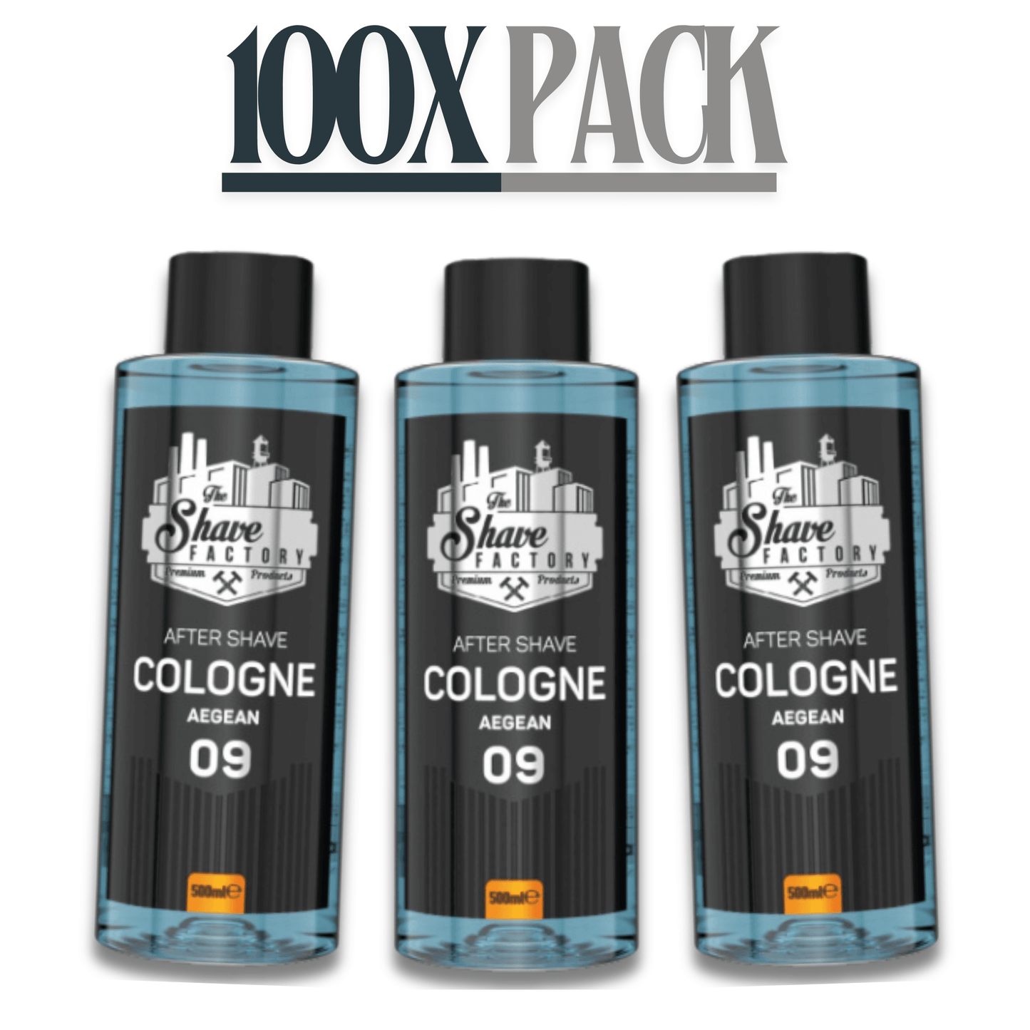 The Shave Factory After Shave Cologne 09 Aegean 16.9 oz - 500 ml Multipack