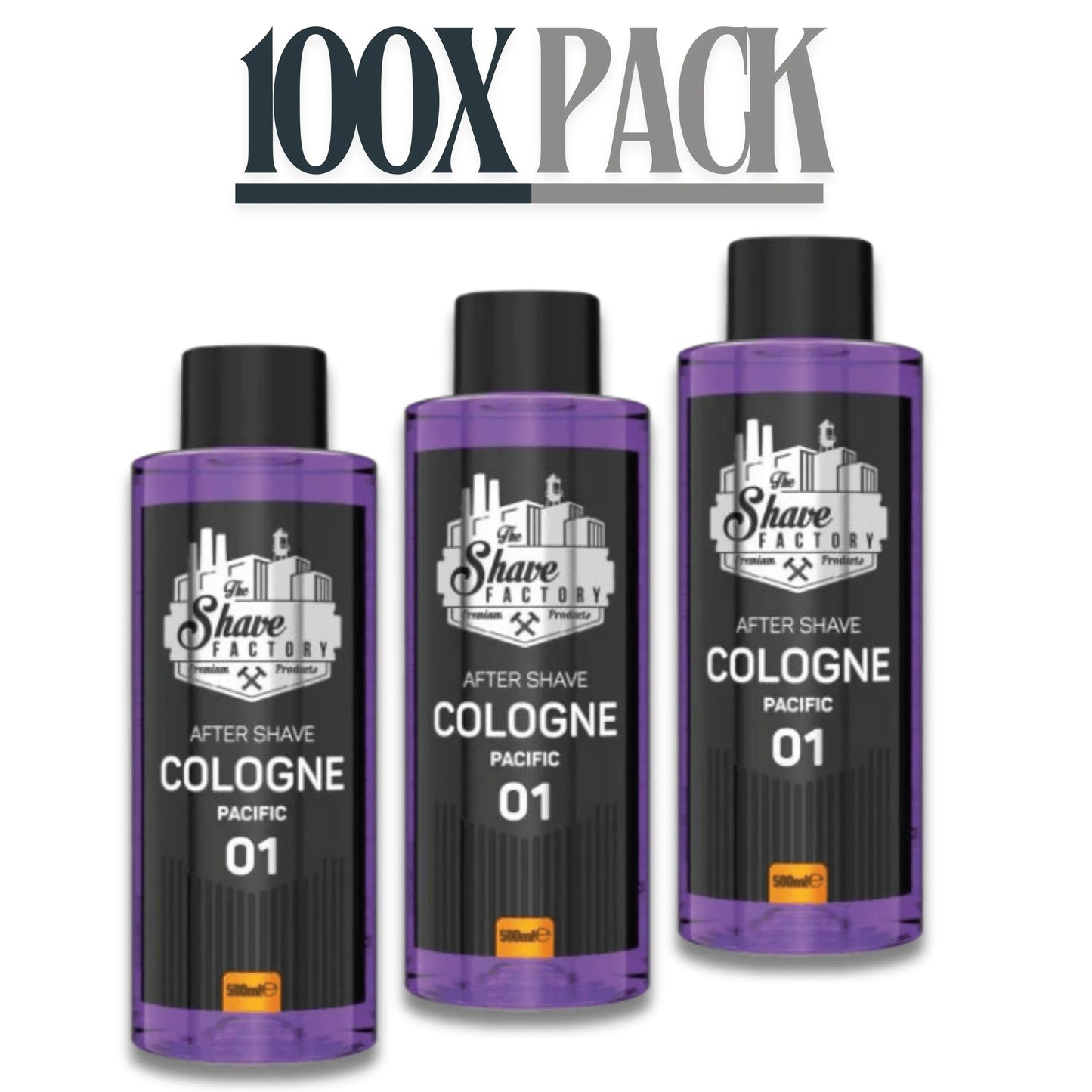 The Shave Factory After Shave Cologne 01 Pacific 500ml / 16.9 oz Multipack