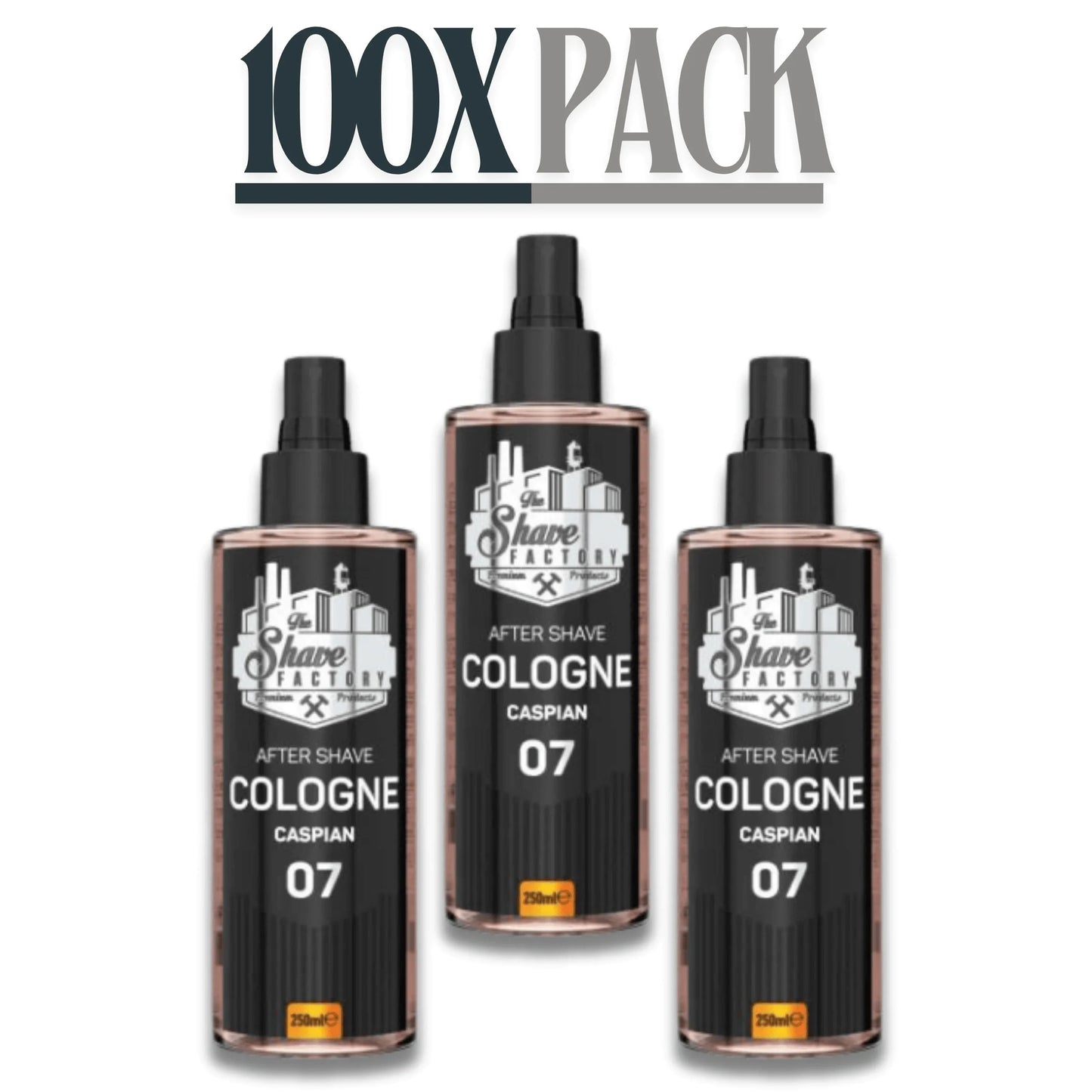 The Shave Factory After Shave Cologne 07 Caspian 250ml / 8.45 oz Multipack