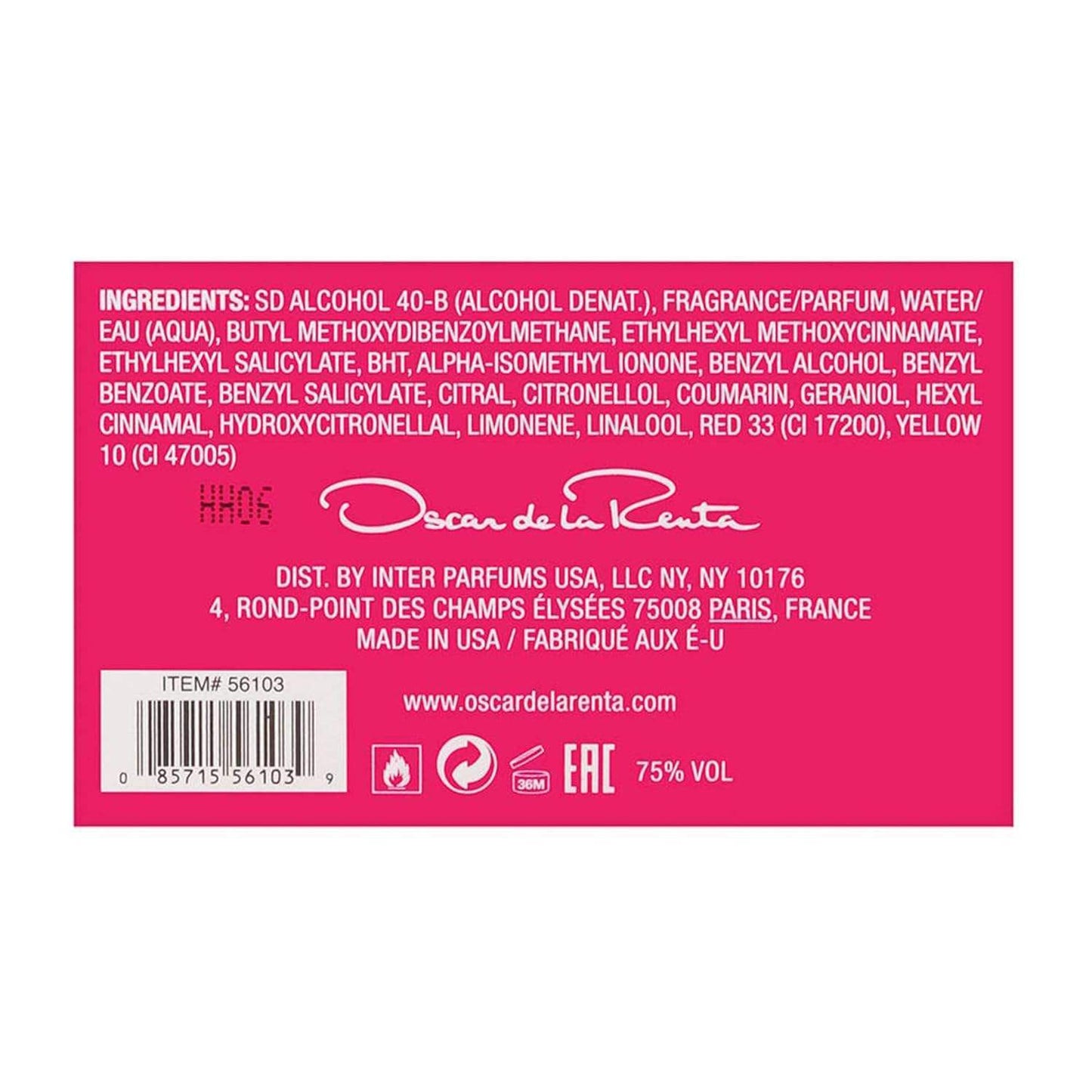 Extraordinary by Oscar De La Renta for Women - 3 oz EDP Spray