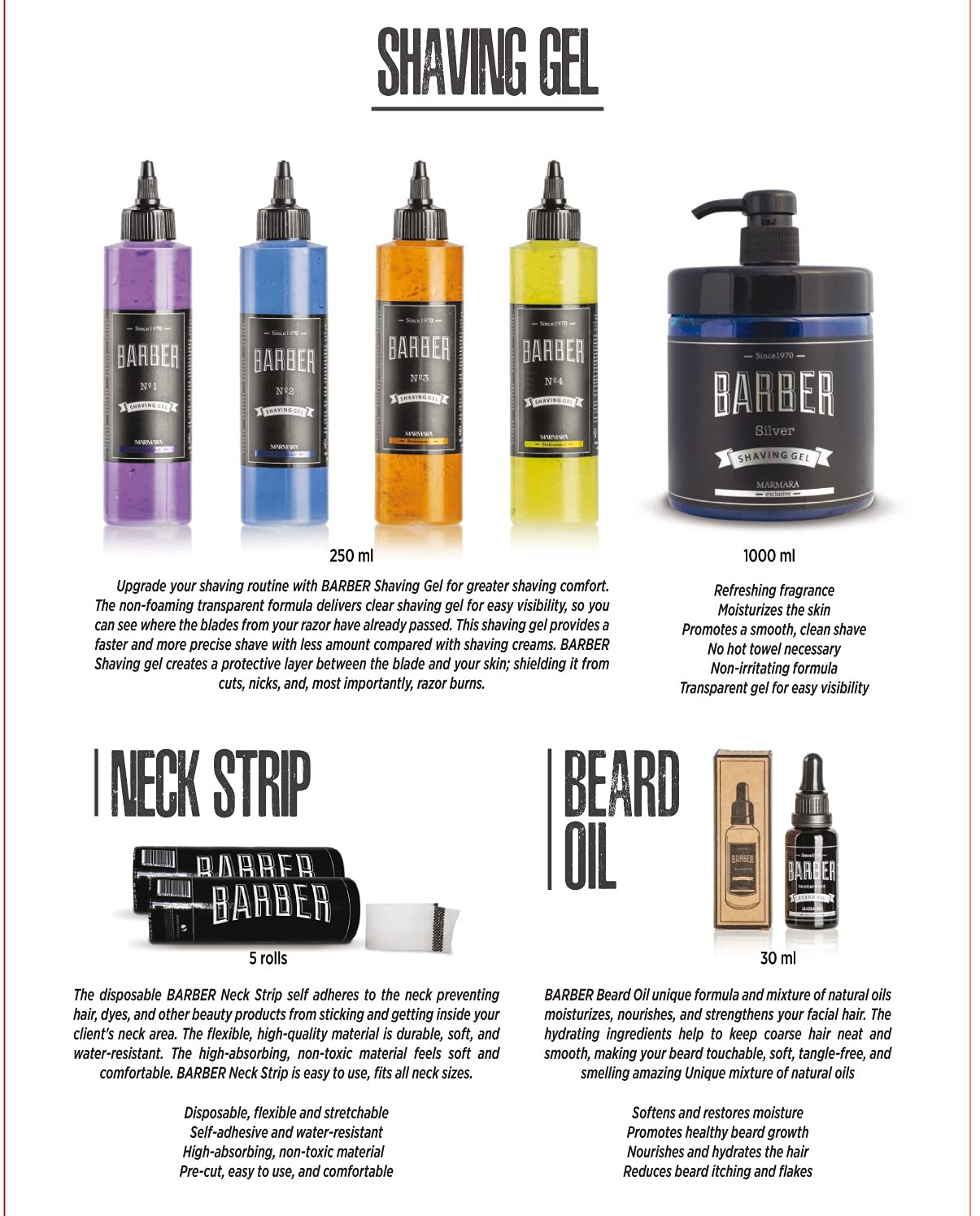 Marmara Barber Shampoo Keratin 37.5 oz