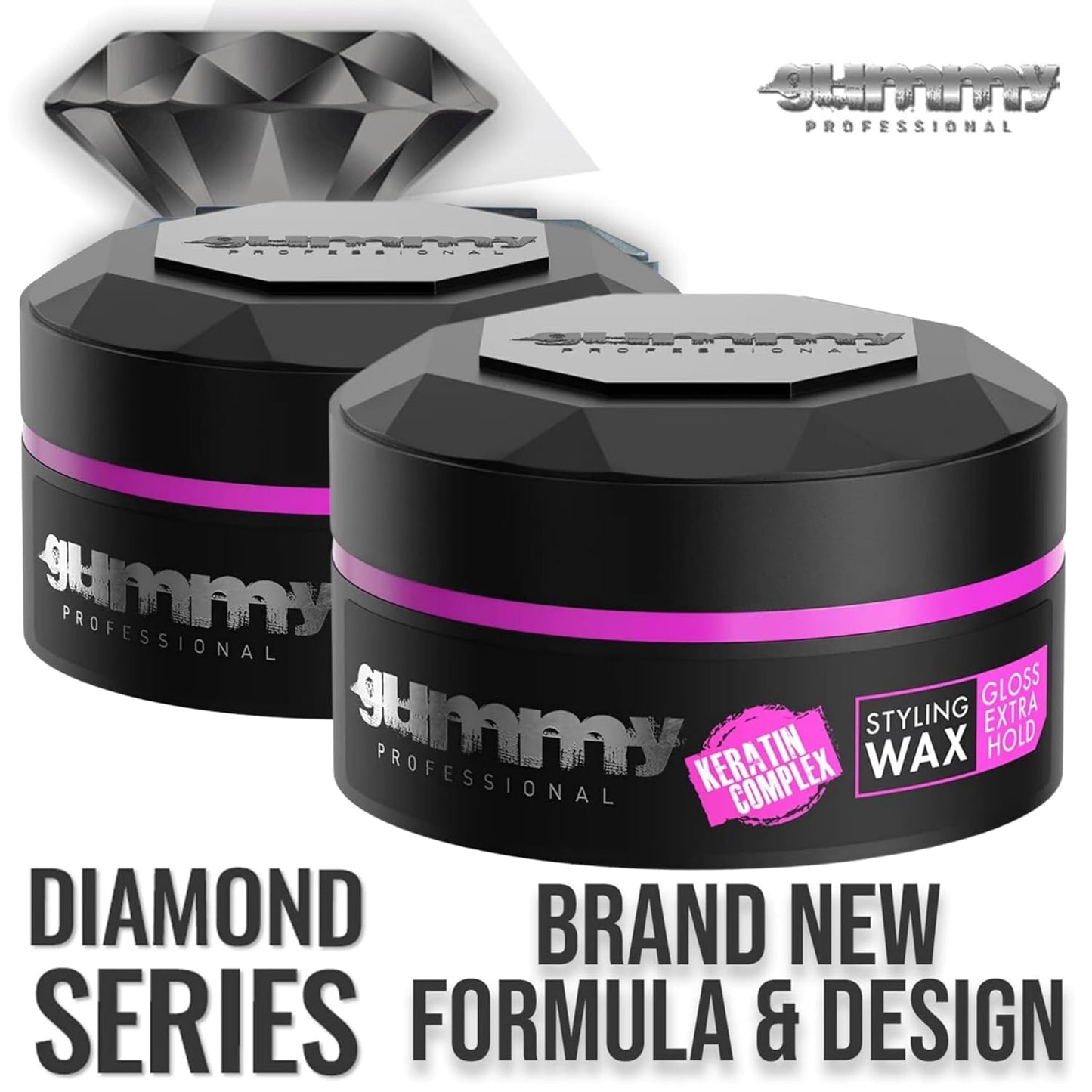 Gummy Styling Wax Extra Gloss 5 oz - Multipack