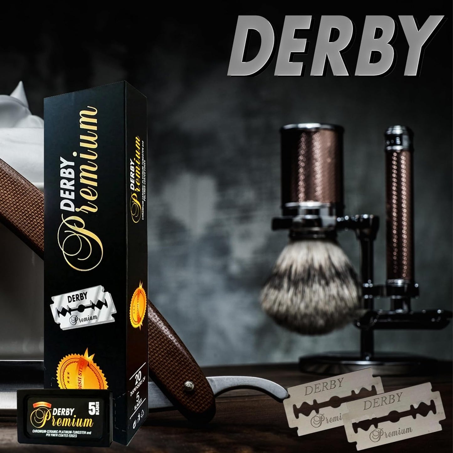 Derby Premium Double Edge Razor Blades - Multipack