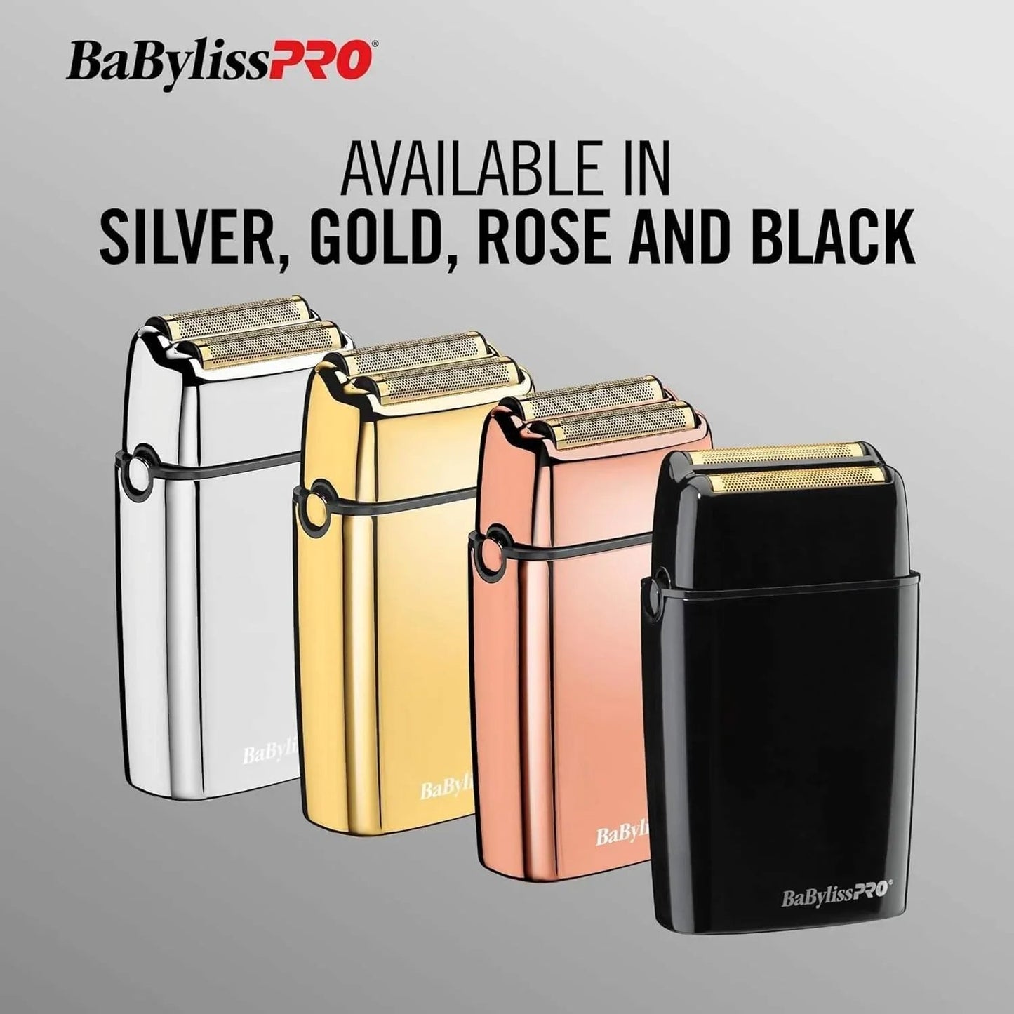 BaByliss Pro MetalFX Electric Double-Foil Shaver