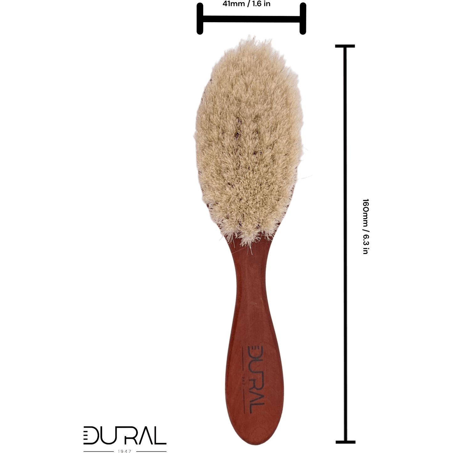 Dural Pear Wood Pure Soft Goats Hair Baby Brush