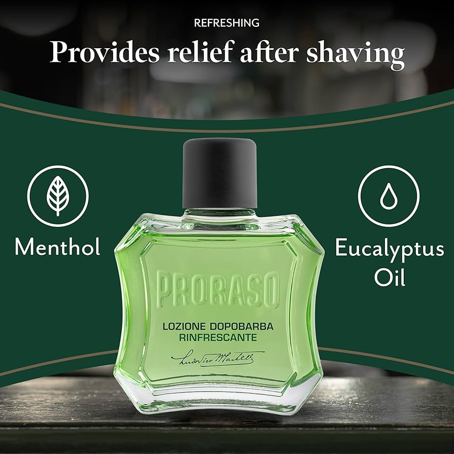 Proraso After Shave Lotion Refreshing - Green 3.4 oz - Multipack