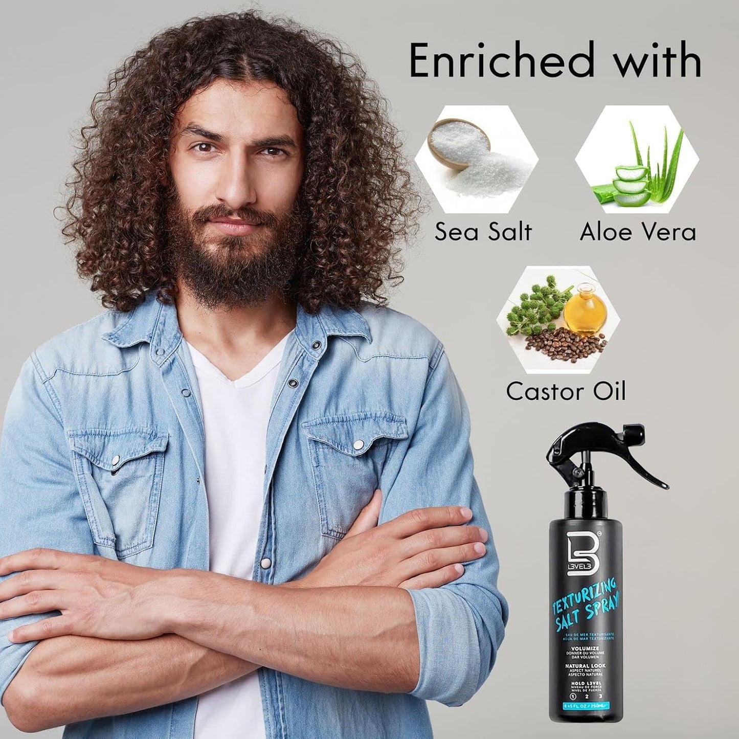 L3VEL3 Texturizing Salt Sprey 8.45 oz