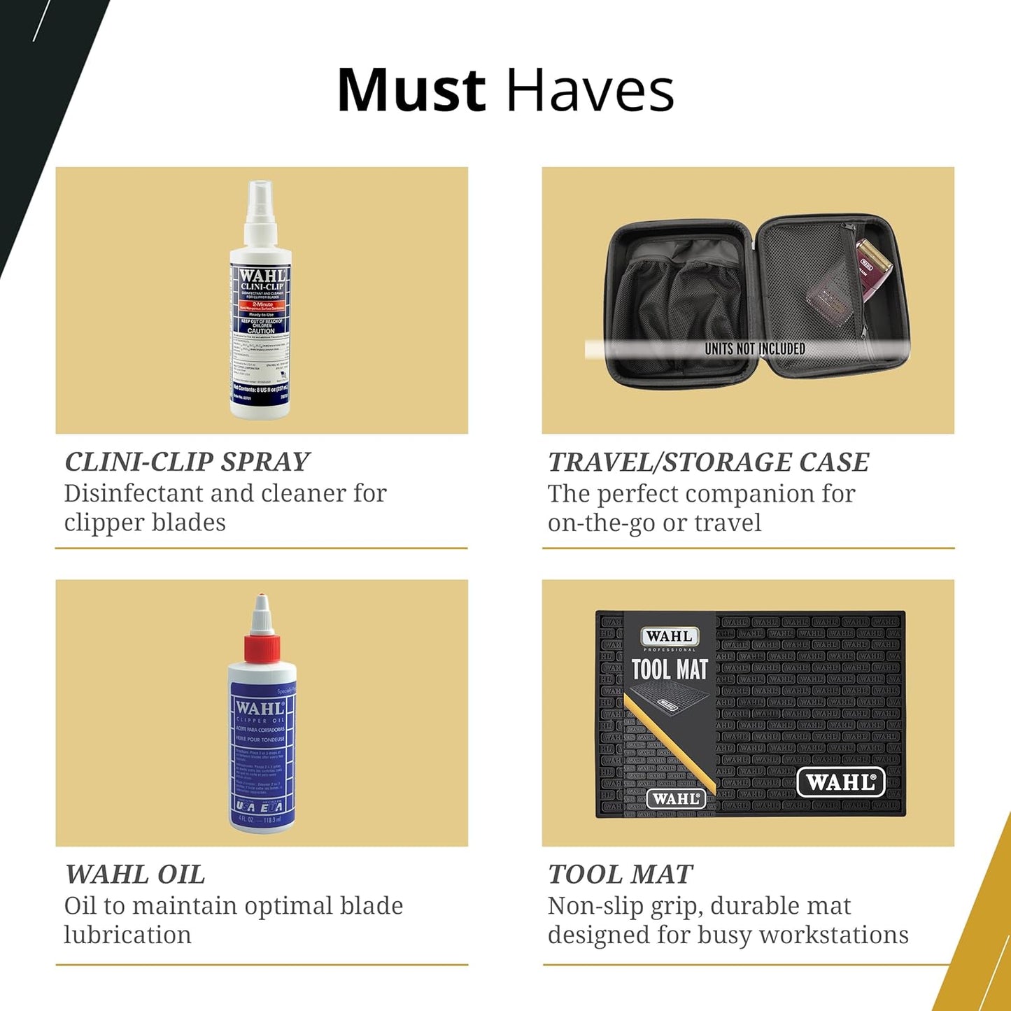 WAHL 5 Star Wedge Blade Set