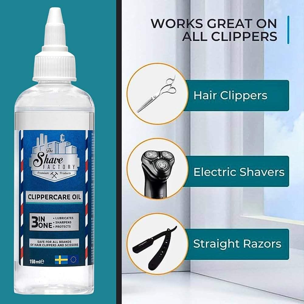The Shave Factory Clippercare Oil 150ml / 5.07 oz