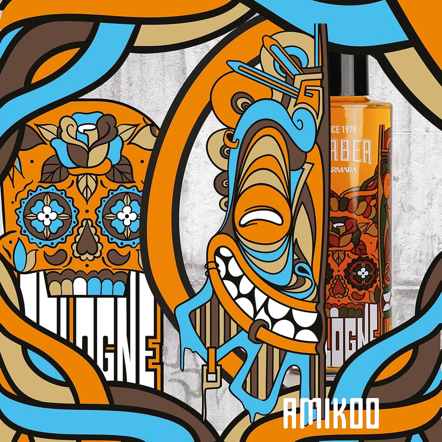 Marmara Barber Aftershave Cologne Amikoo 16.9 oz - Multipack