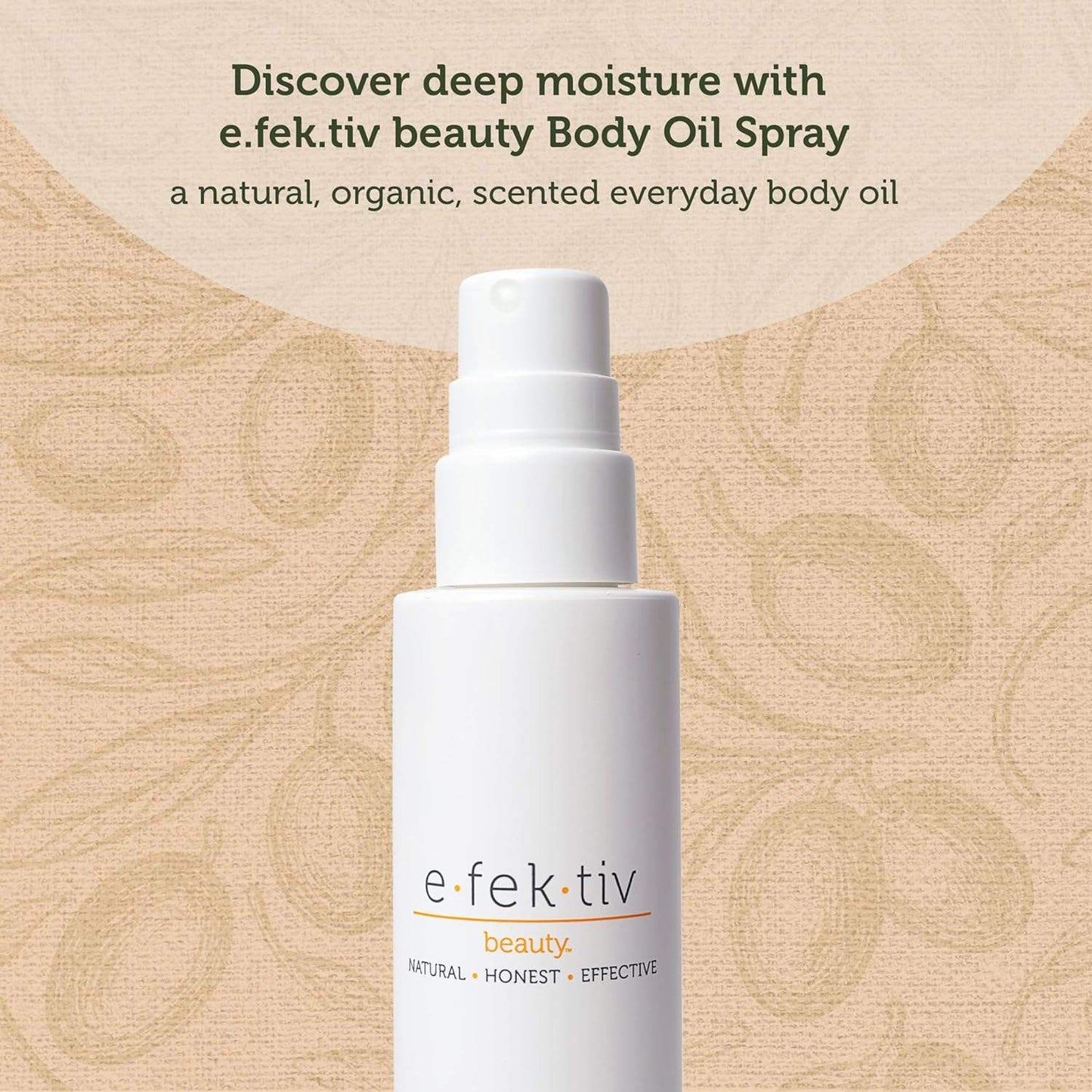 Olive Oil Plus Phyto Blend Silken Body Spray by e.fek.tiv for Unisex - 5 oz Body Spray