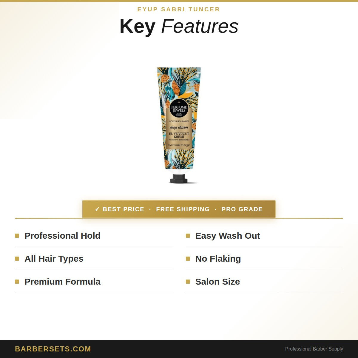 EYUP SABRI TUNCER EST1923-EYUP SABRI TUNCER -PERFUME JEWELS HAND and BODY CREAM 50 ML - DEEP CHARM PERFUME JEWELS HAND and BODY CREAM 50 ML - DEEP CHARM